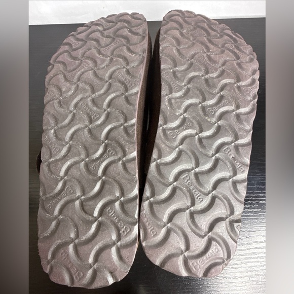 Brown Suede Mules with Buckle - Picture 6 of 7